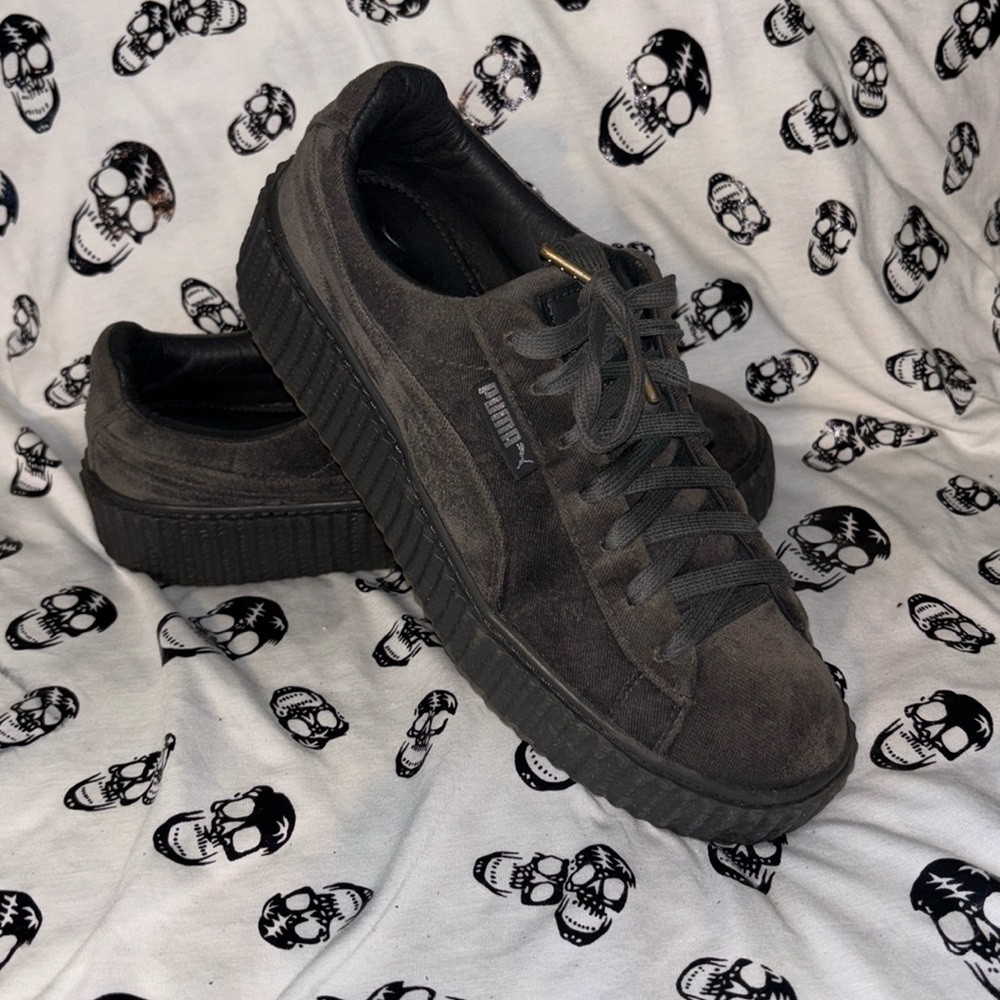Fenty By Rihanna x PUMA Women’s Creeper Sneakers in Glacier Gray Size 9.5